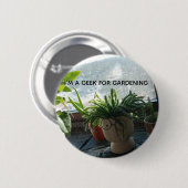 Badge Rond 5 Cm Drôle Jardin Pin (Devant & derrière)