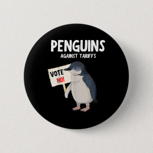 Badge Rond 5 Cm Drôle Je Me Trouve Avec Les Pingouins, Les Pingoui