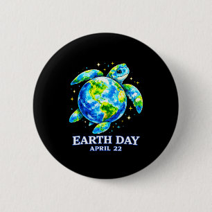 Badge Rond 5 Cm Drôle journée de la terre 2026 sauver la terre tor