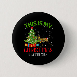 Badge Rond 5 Cm Drôle Noël Père Noël C'Est Mon Grand Pape Noël Paj