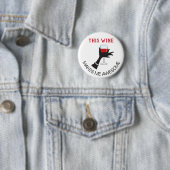 Badge Rond 5 Cm Drôle personnalisable vin rouge dire (En situation)
