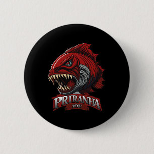 Badge Rond 5 Cm Drôle Piranha-joe Lover Cadeaux parfaits Vêtements