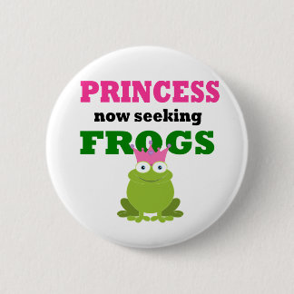 Badge Rond 5 Cm Drôle Princesse