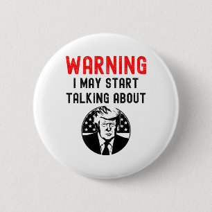 Badge Rond 5 Cm Drôle Pro Donald Trump Républicain Américain Conse