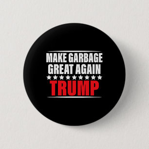 Badge Rond 5 Cm Drôle Pro Trump Faire Garge Grandir Encore 