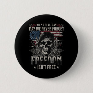 Badge Rond 5 Cm Drôle Puissions-nous jamais oublier la liberté n'e