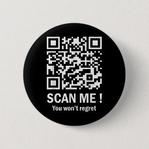 Badge Rond 5 Cm Drôle Qr Scan Me Président Trump 45_47 Trump