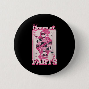 Badge Rond 5 Cm Drôle Reine Des Pains Embarrassant Plaisanterie Hu