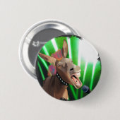Badge Rond 5 Cm Drôle Rockstar Donkey (Devant & derrière)
