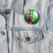 Badge Rond 5 Cm Drôle Rockstar Donkey (En situation)