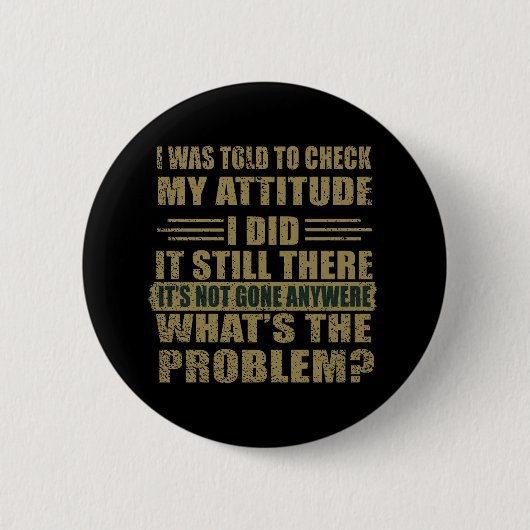 Badge Rond 5 Cm Drôle sarcastique citations introverti sarcasme hu (Devant)