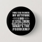 Badge Rond 5 Cm Drôle sarcastique citations introverti sarcasme hu (Devant)