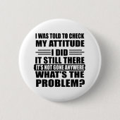 Badge Rond 5 Cm Drôle sarcastique citations sarcastique humour int (Devant)