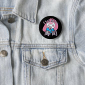 Badge Rond 5 Cm Drôle Sushi Master Dessin (En situation)