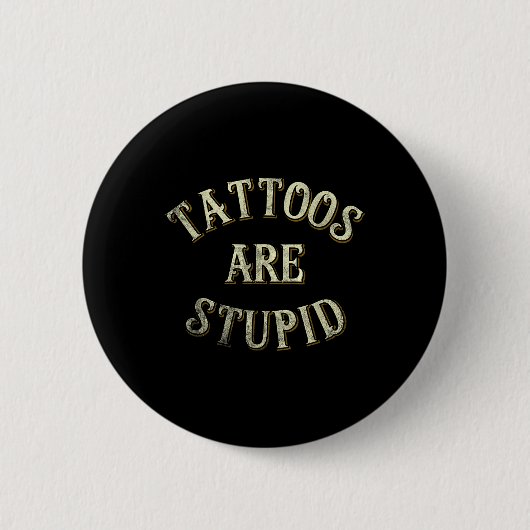 Badge Rond 5 Cm Drôle Tatouiste Tatouage Artiste Cadeau Tatouages (Devant)