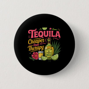Badge Rond 5 Cm Drôle Tequila Boire Cinco De Mayo Parti Mexicain
