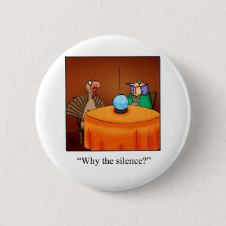 Badge Rond 5 Cm Drôle Thanksgiving Turquie Fortune Dons de dessin 
