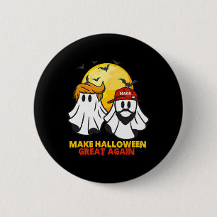 Badge Rond 5 Cm Drôle Trump Vance Ghost Mega Casquette Faire Hallo