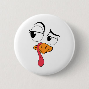 Badge Rond 5 Cm Drôle Turquie Cool Turquie Thanksgiving Costume Ho