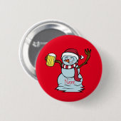 Badge Rond 5 Cm Drunk Snowman Thunder_cove (Devant & derrière)