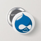 Badge Rond 5 Cm Drupal (Devant & derrière)
