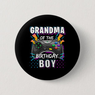 Badge Rond 5 Cm Du Jeu Vidéo Correspondant Garçon Anniversaire Ann