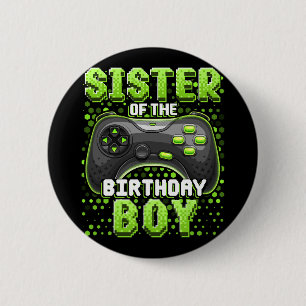 Badge Rond 5 Cm Du Jeu Vidéo Correspondant Garçon Anniversaire Ann