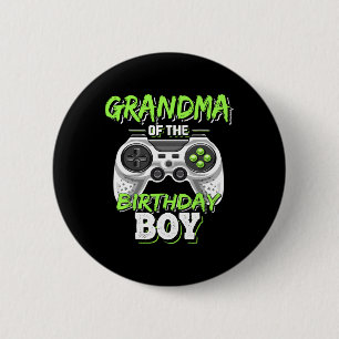 Badge Rond 5 Cm Du Jeu Vidéo Correspondant Garçon Anniversaire Ann
