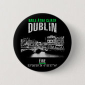 Badge Rond 5 Cm Dublin (Devant)
