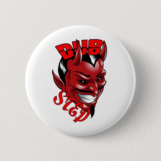 Badge Rond 5 Cm Dubstep Devil (Devant)
