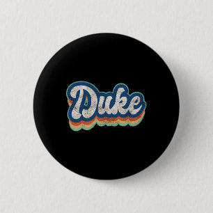 Badge Rond 5 Cm Duc Prénom Garçon Style Rétro 70s 80s Personnel