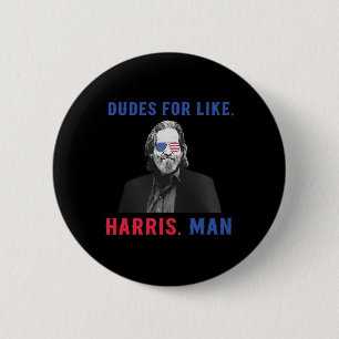 Badge Rond 5 Cm Duds Pour Comme Harris Kamala Harris Pour Présiden