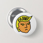 Badge Rond 5 Cm Dump Trump (Devant & derrière)