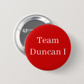 Badge Rond 5 Cm Duncan I, Roi d'Écosse (Devant & derrière)