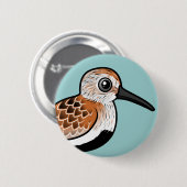 Badge Rond 5 Cm Dunlin de Birdorable (Devant & derrière)