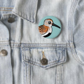 Badge Rond 5 Cm Dunlin de Birdorable (En situation)