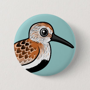 Badge Rond 5 Cm Dunlin de Birdorable