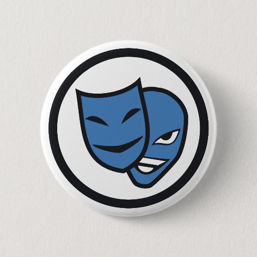 Badge Rond 5 Cm Duperie (Devant)