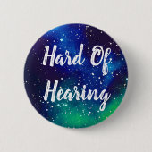 Badge Rond 5 Cm Dur d'entendre l'identité personnalisable de (Devant)