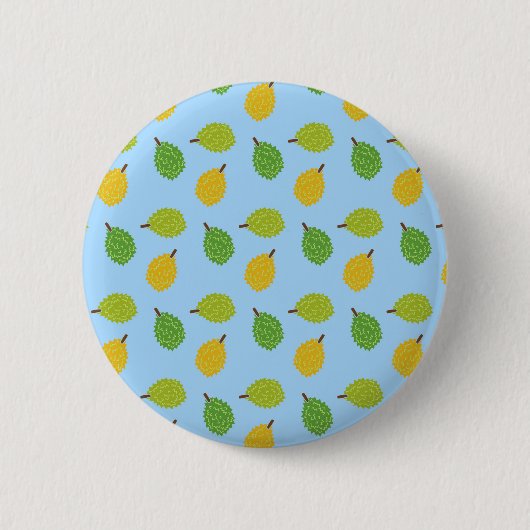 Badge Rond 5 Cm durians bleus (Devant)