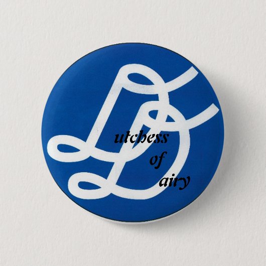 Badge Rond 5 Cm Dutchess de Pin de laiterie (Devant)