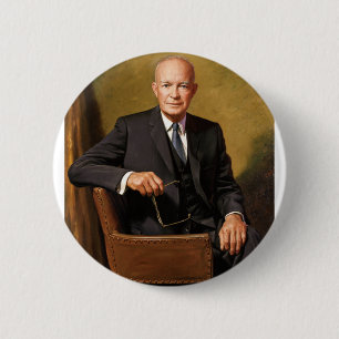 Badge Rond 5 Cm Dwight Eisenhower