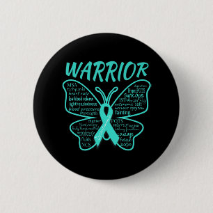 Badge Rond 5 Cm Dysautonomia Sensibilisation POTS HyperPOTS NCS Wa