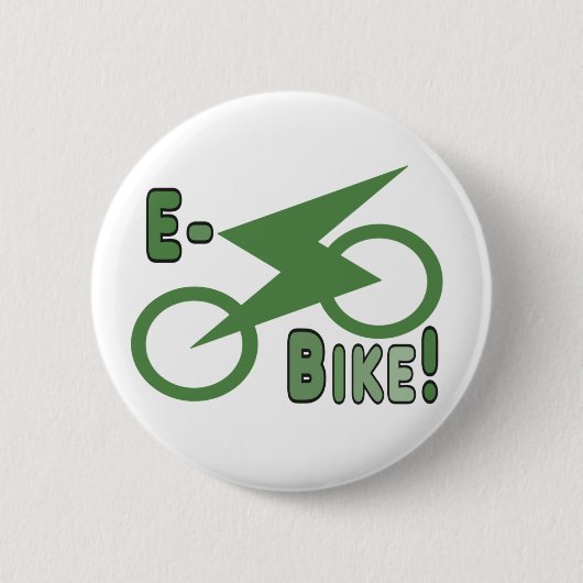 Badge Rond 5 Cm E-Bike ! (Devant)