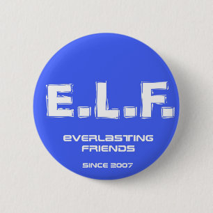 BADGE ROND 5 CM E.L.F. 2007