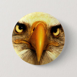 Badge Rond 5 Cm Eagle