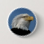 BADGE ROND 5 CM EAGLE-BUTTON CHAUVE (Devant)