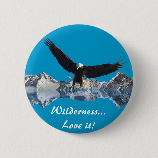 Badge Rond 5 Cm EAGLE FLIGHT Collection (Devant)
