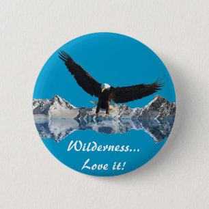 Badge Rond 5 Cm EAGLE FLIGHT Collection
