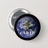 Badge Rond 5 Cm eARTh (modifier les mots) (Devant & derrière)